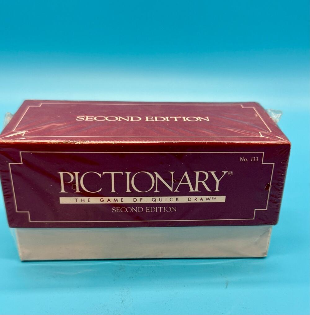 Pictionary Second Edition Card Set Box No133 Replacement Cards only 1987 2nd VTG